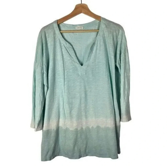 Soft Joie Neri Blue Dip Dye Long Sleeve Top M - Picture 1 of 3